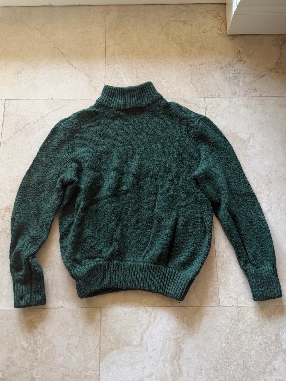 aerie Dark Green Turtleneck Sweater